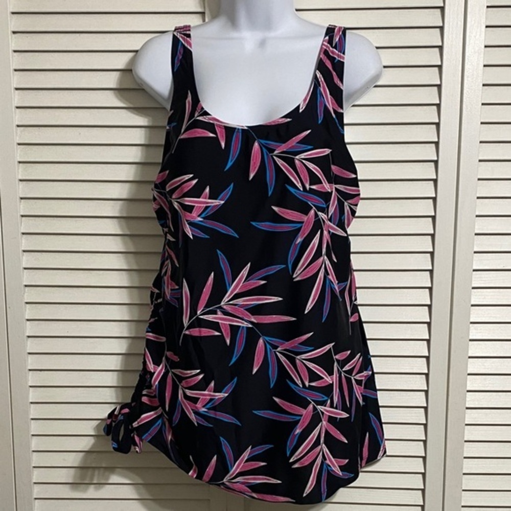 Shore Shapes Tummy Control Tropical One-piece Swim Dress